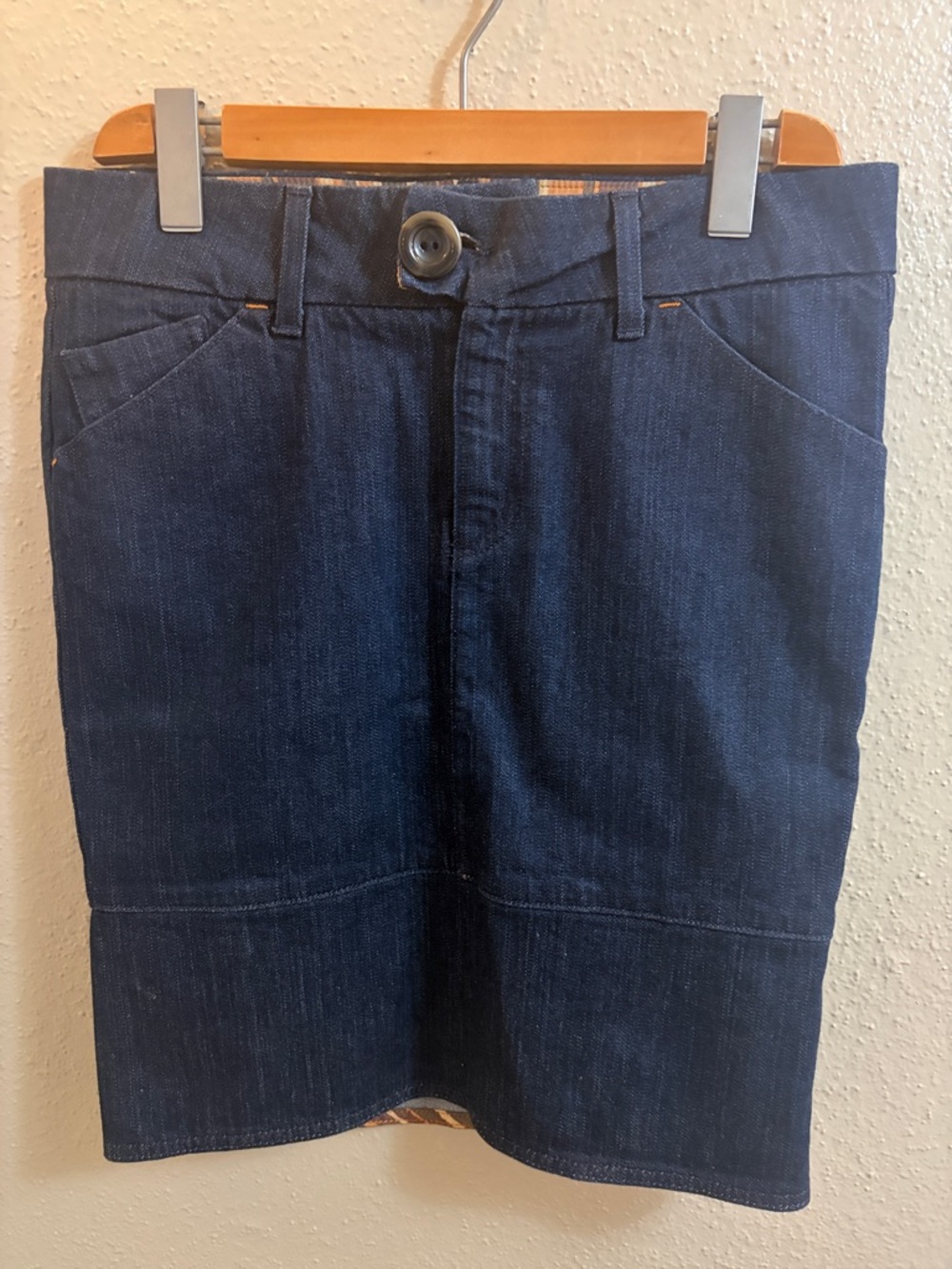 Chip & Pepper Dark Blue Denim Skirt